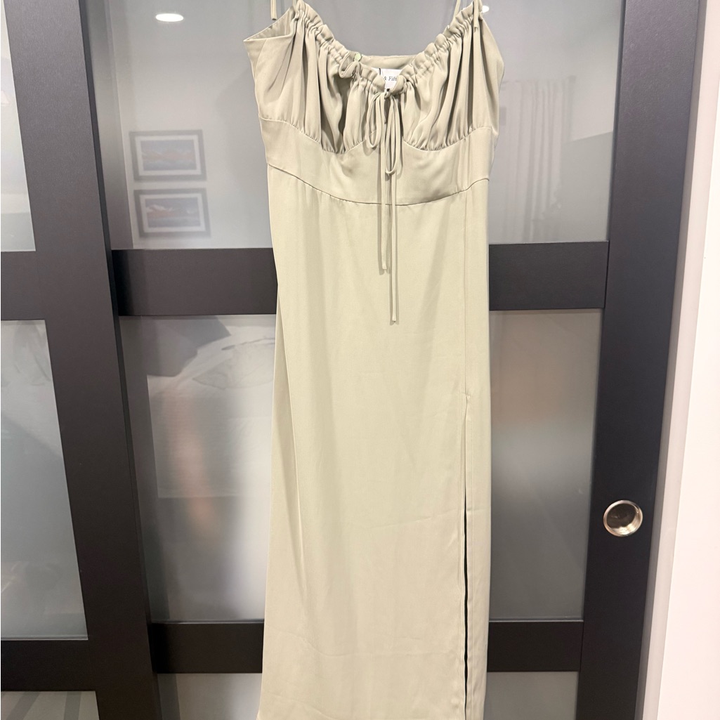 Park And Fifth Midi Green Dress - Size Xl